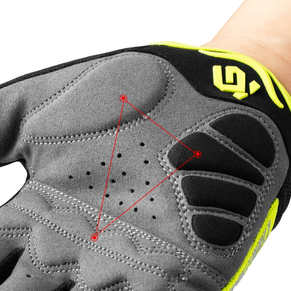 Gants de vélo à paume renforcée en maille