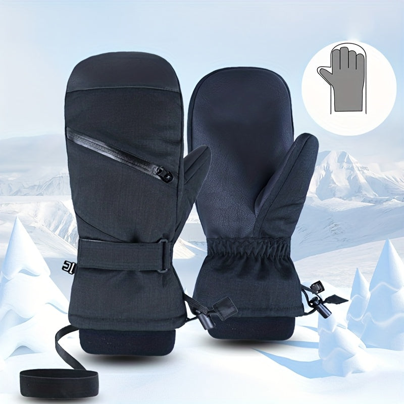 Gants tactiles antidérapants de ski en maille