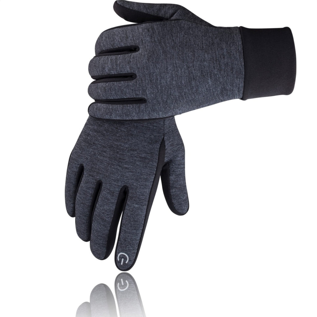 Gants mitaines antidérapants doublés en maille