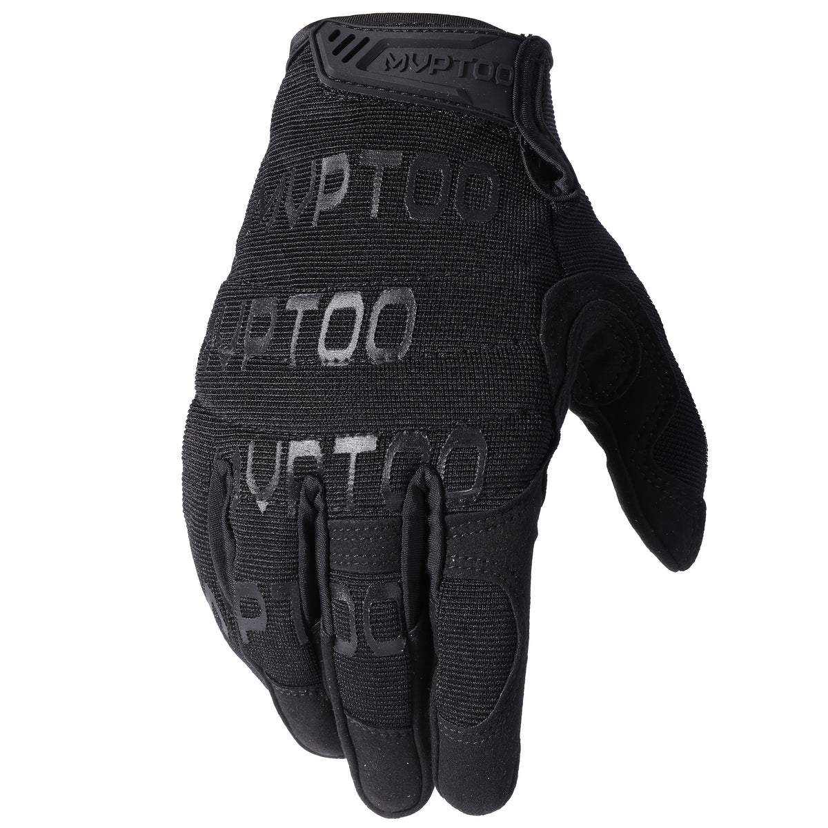Gants de vélo, dos respirant, noir