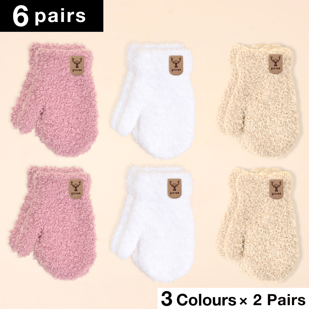 Blanc/beige/rose Image