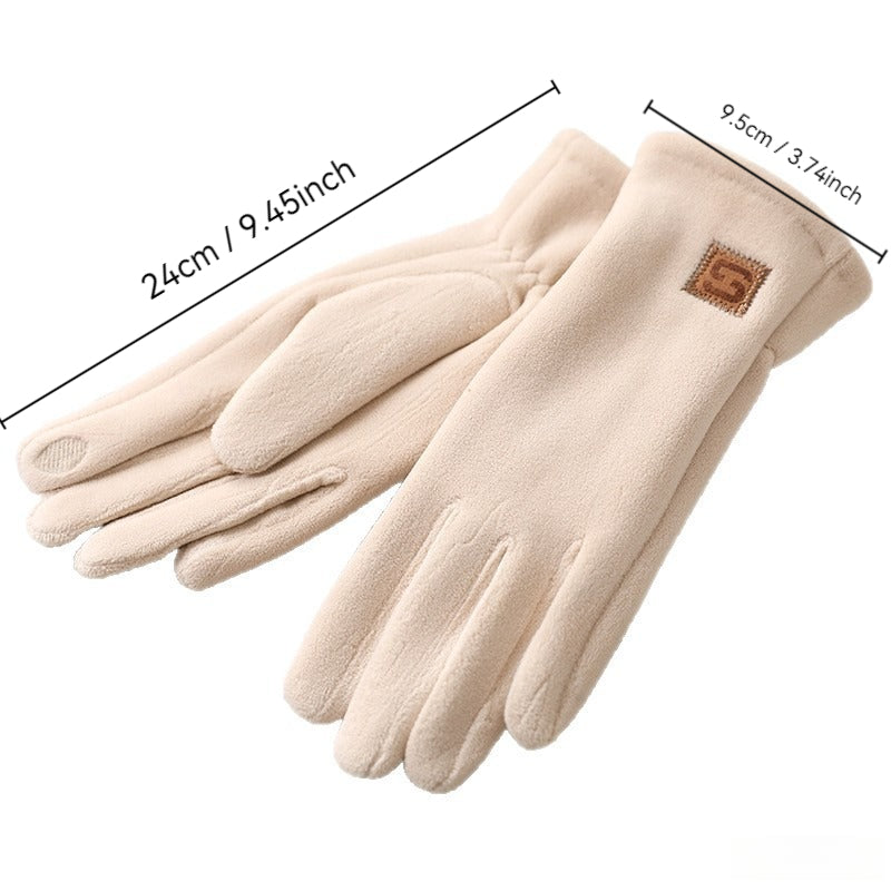 Gants de conduite en maille, noir