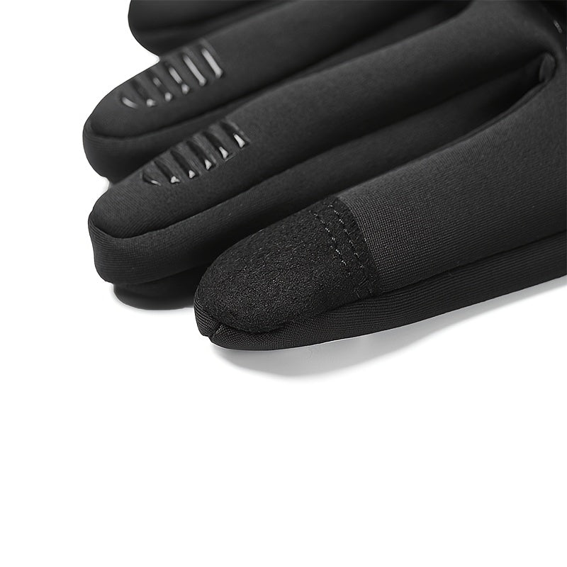 Gants tactiles à manchette longue en softshell