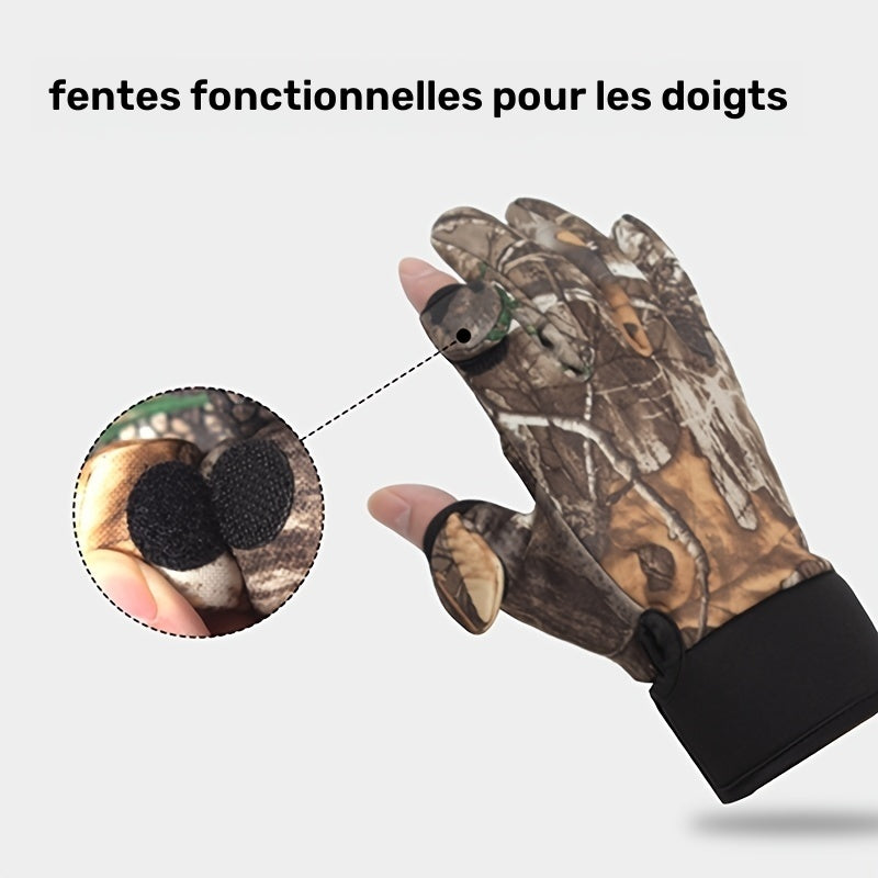 Gants tactiles en maille (modèle 2)