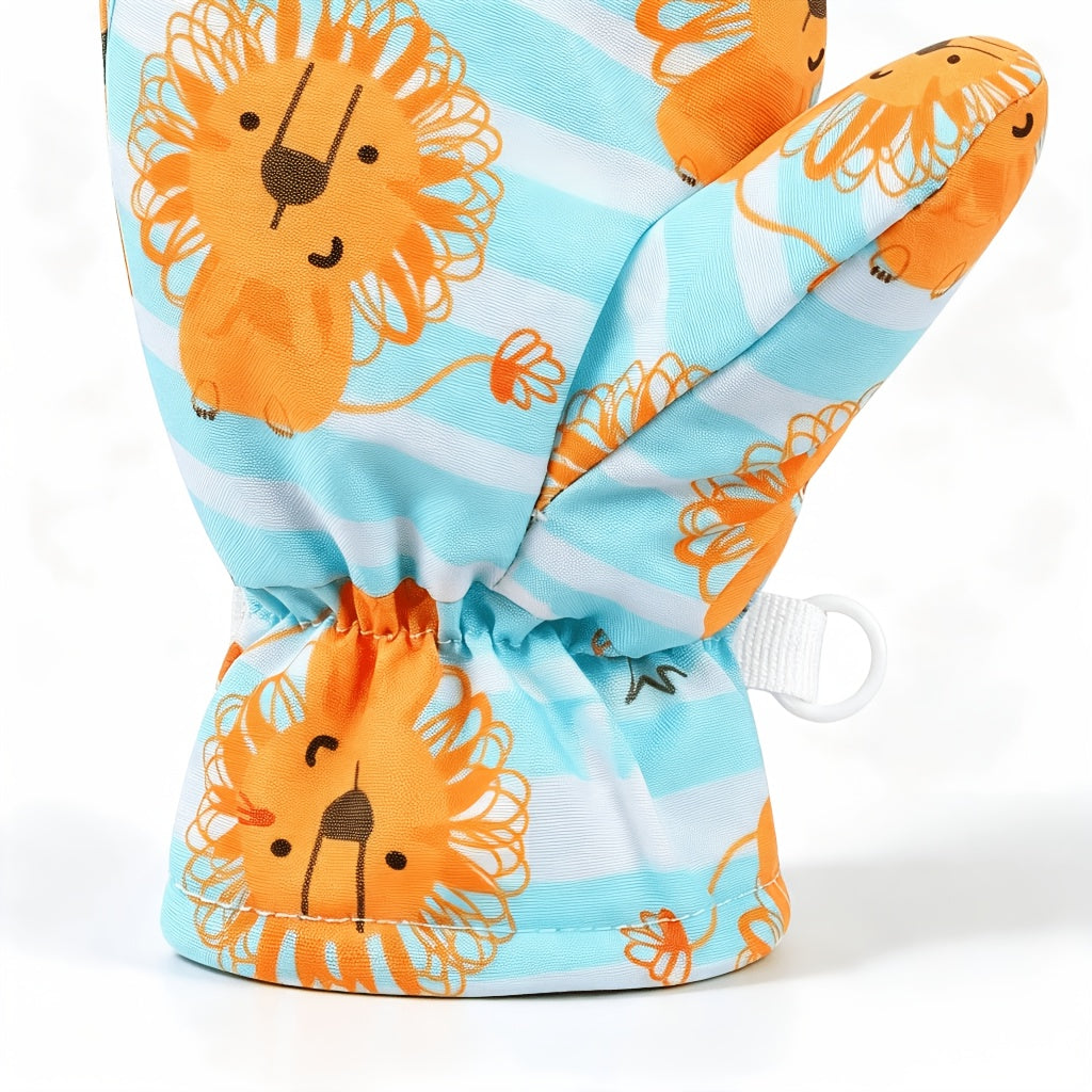 Gants de ski, bleu