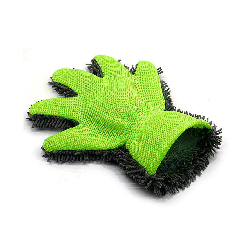 Gants de lavage antidérapants à picots en maille
