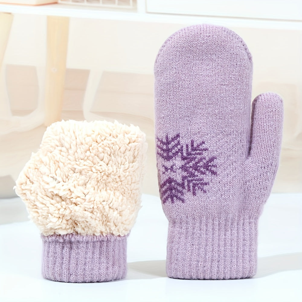Double Layer Plus Velvet Light Purple / One Size Fits All (length About 22cm)