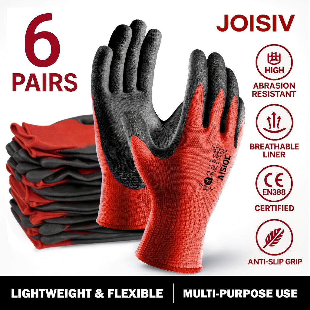 Rouge-12pcs(6 Paires) / L