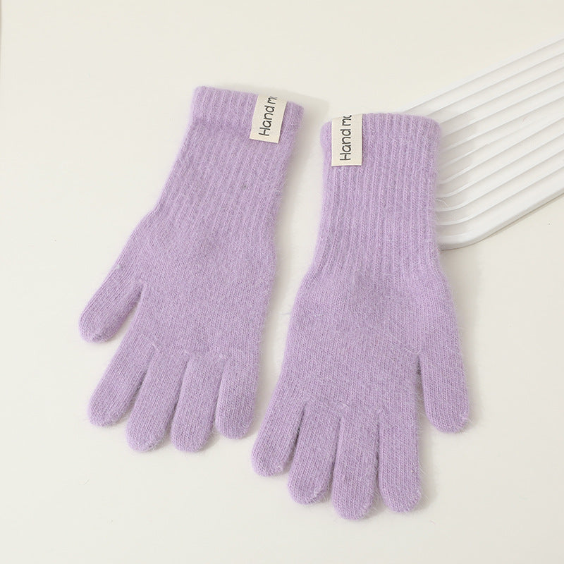 Gants doublés thermiques en maille