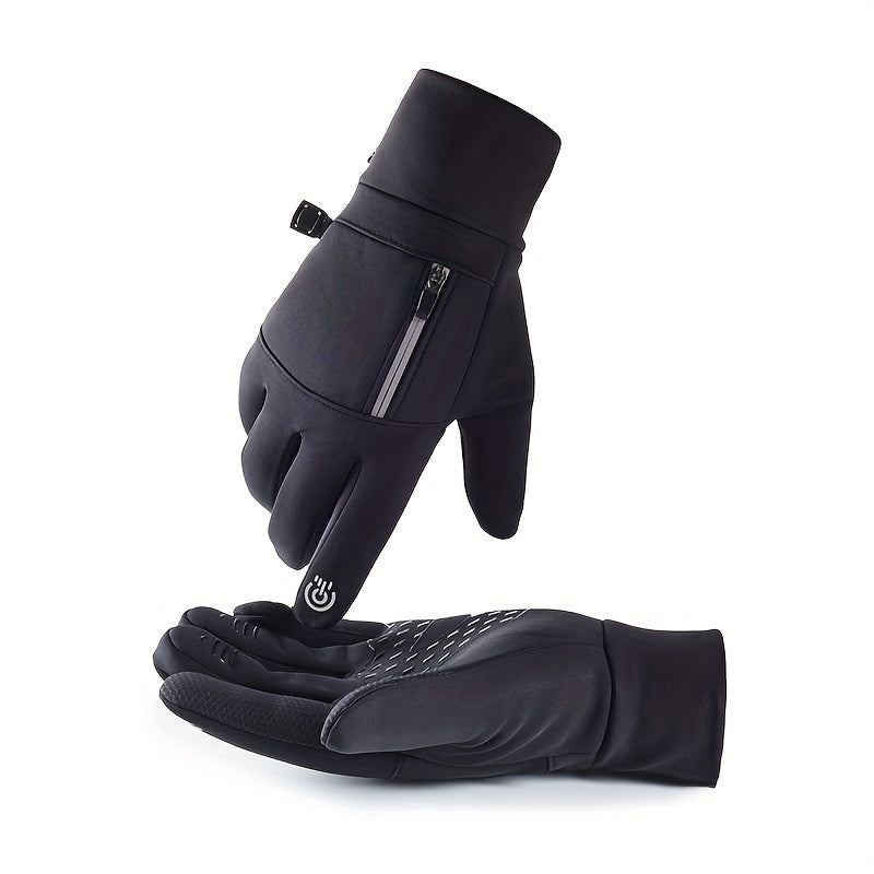 Gants antidérapants de vélo en simili cuir