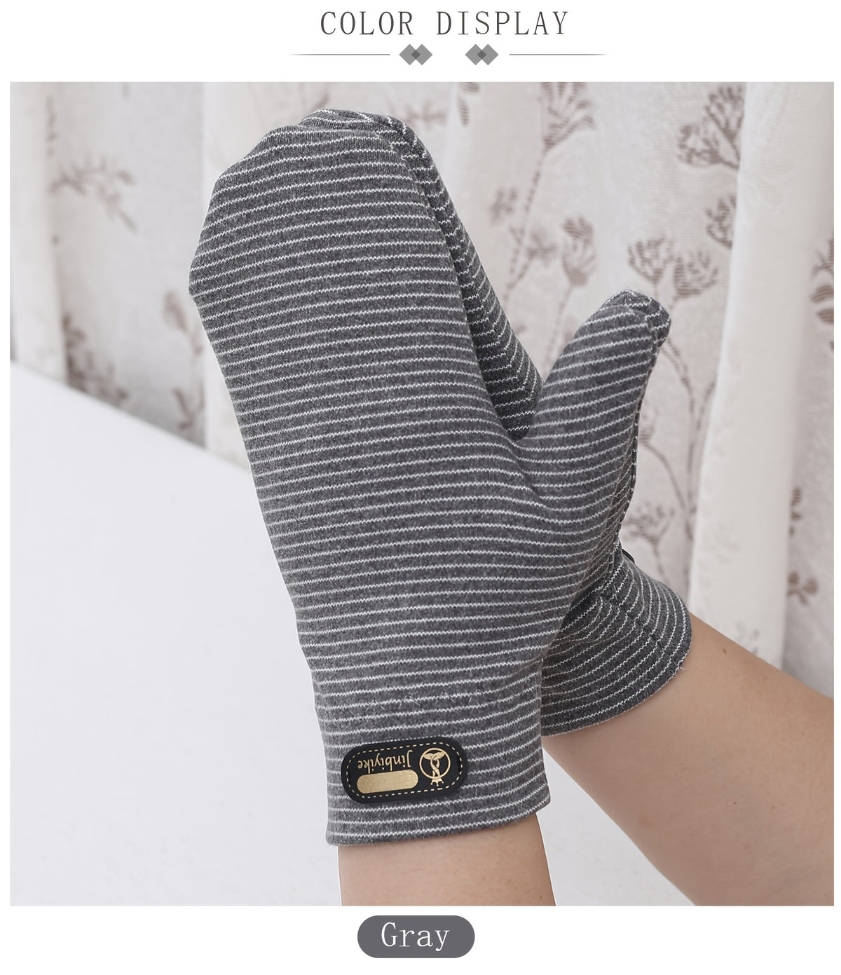Gants sans doigts thermiques en maille, 5 coloris