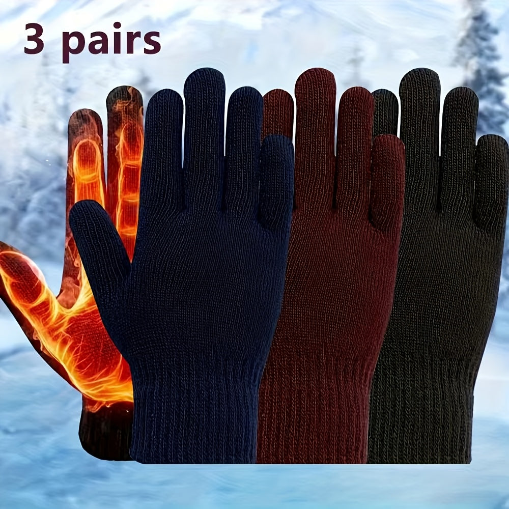 3 paires (noir + bleu marine + bordeaux)