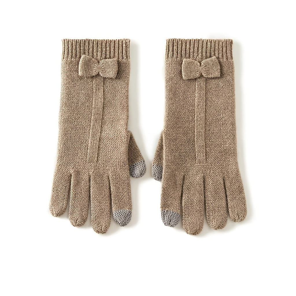 Gants longs en laine