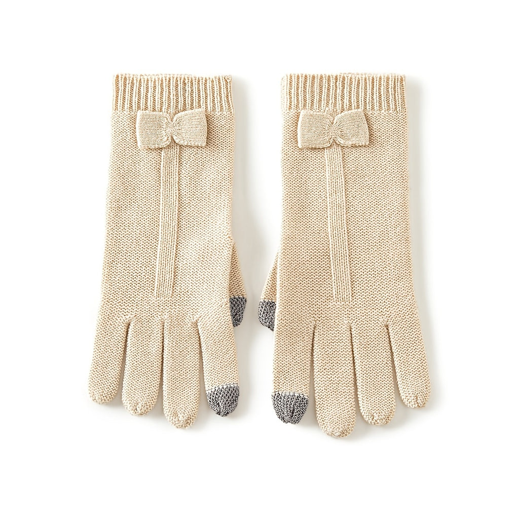 Gants longs en laine