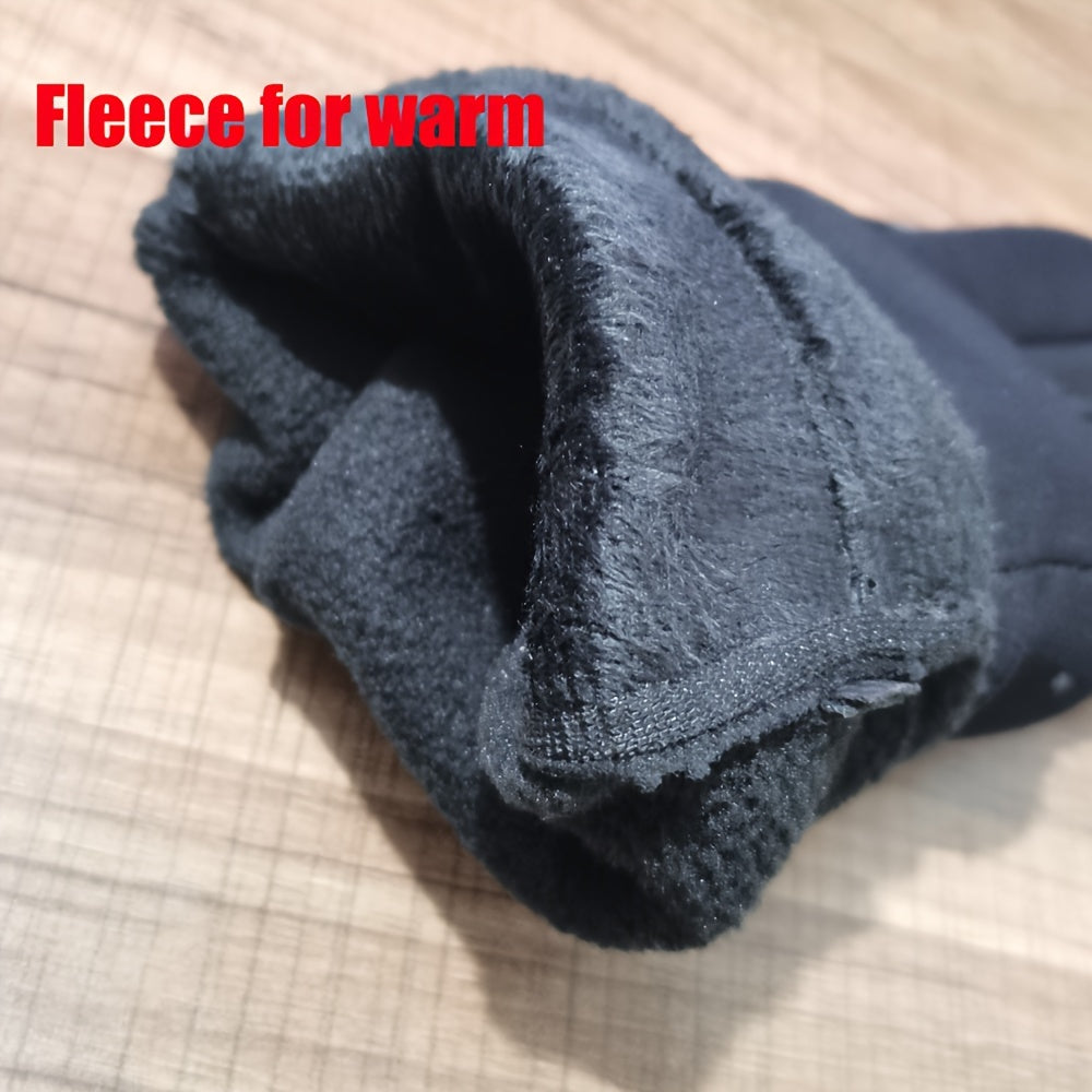 Gants tactiles antidérapants à picots en softshell, gris