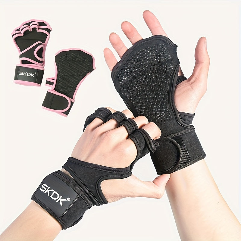 Gants de musculation à sangle de poignet à boucle