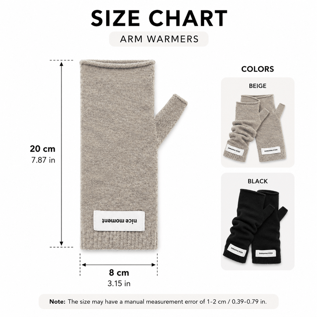 Gants sans doigts longs en coton — lot de 2 paires