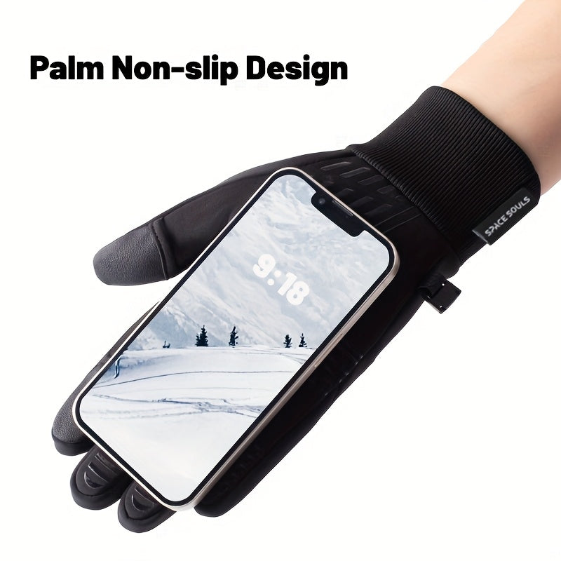 Gants à doigts rabattables à paume renforcée en softshell