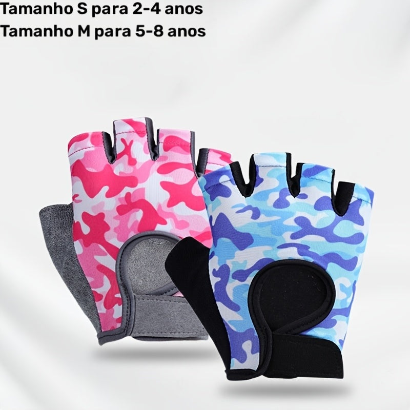 Gants de vélo pour enfant, du S au M, blue