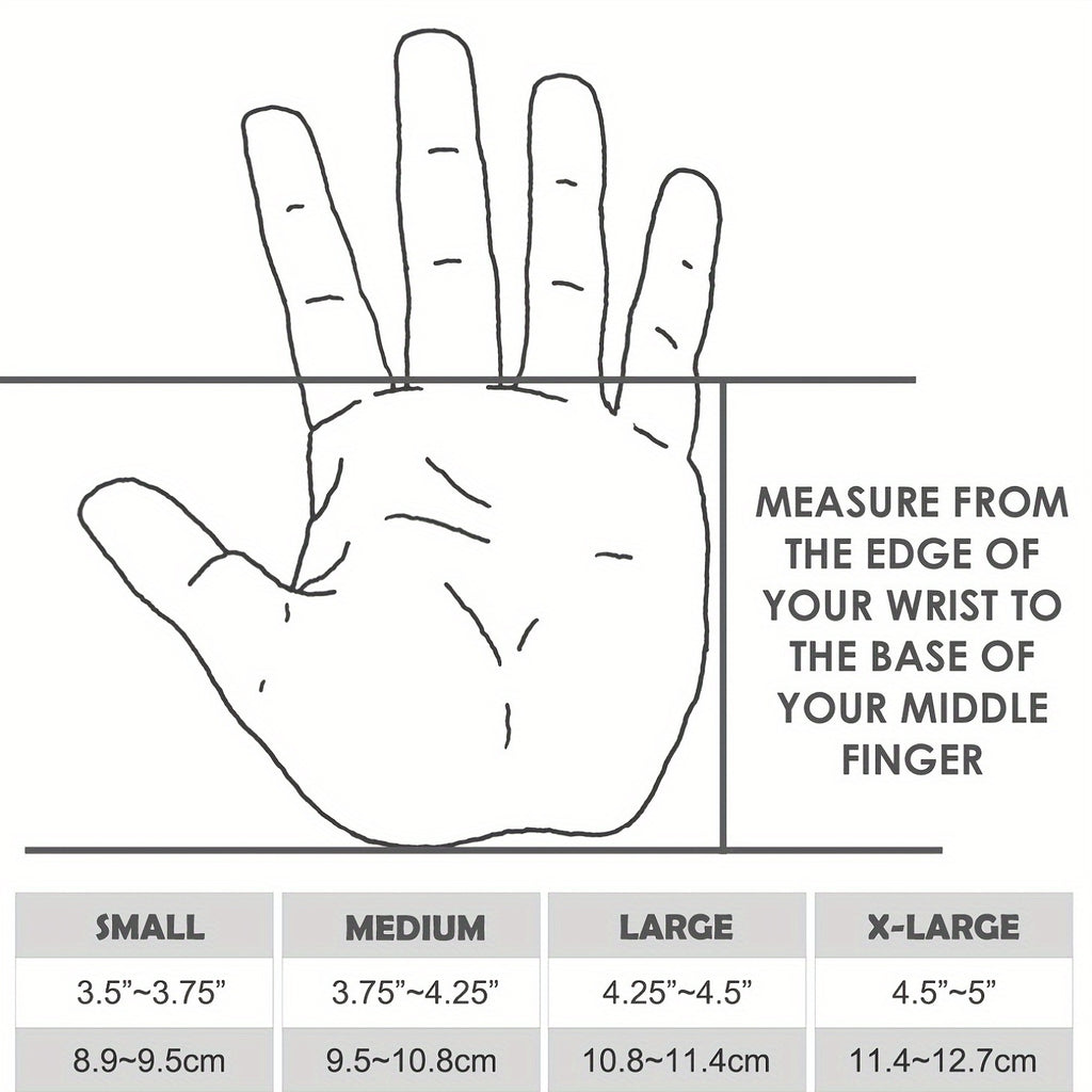 Gants de musculation à sangle de poignet en similicuir texturé, du S au XXL