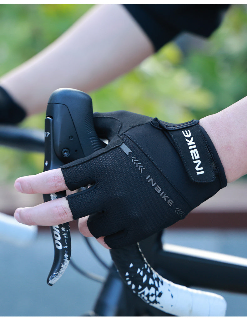 Mitaines de vélo respirantes à paume renforcée en maille, du M au XXL