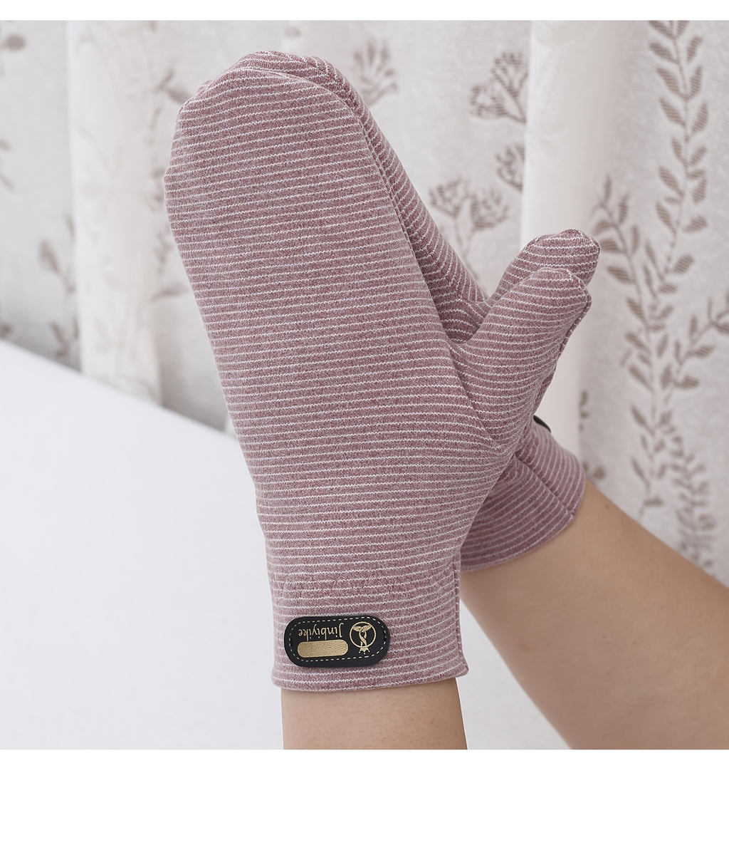 Gants sans doigts thermiques en maille, 5 coloris