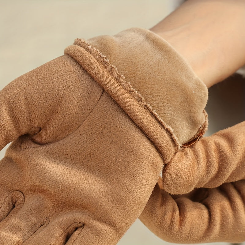 Gants coupe-vent en maille, 4 coloris