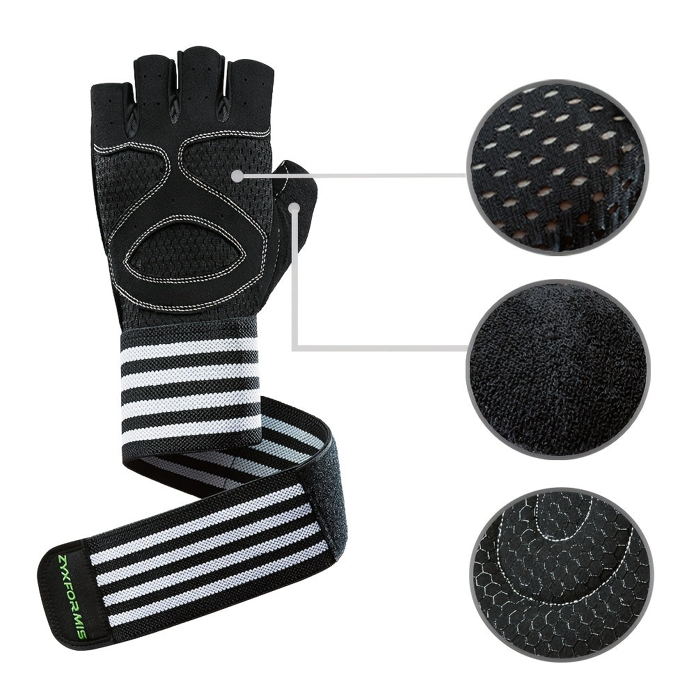 Gants sans doigts en maille, 2 coloris, du M au XL