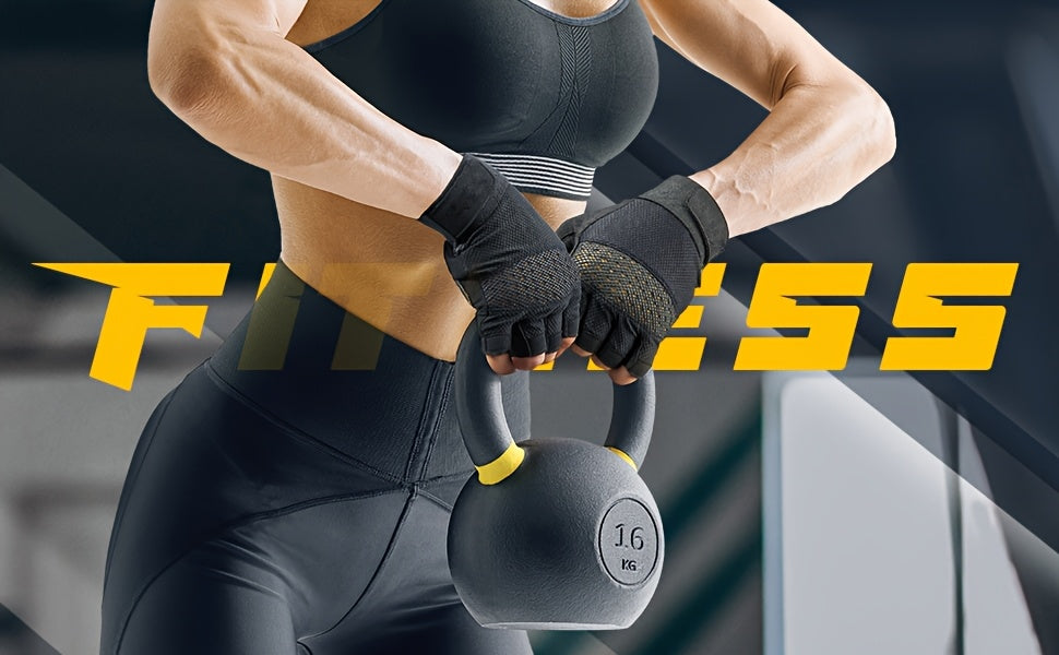Gants de musculation respirants à paume renforcée en maille
