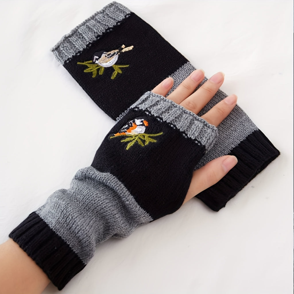 Mitaines tactiles en maille pour enfant
