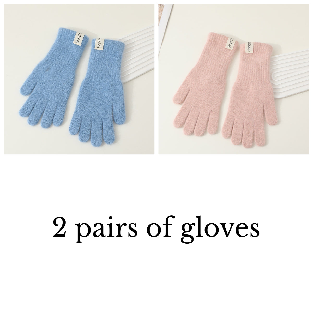 1 Paire De Bleu + 1 Paire De Rose / 2 Paires