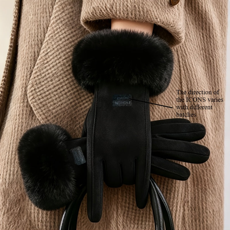 Gants doublés thermiques en maille — lot de 4 paires