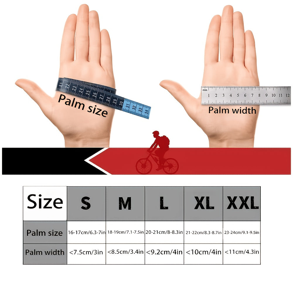 Gants de vélo à paume renforcée