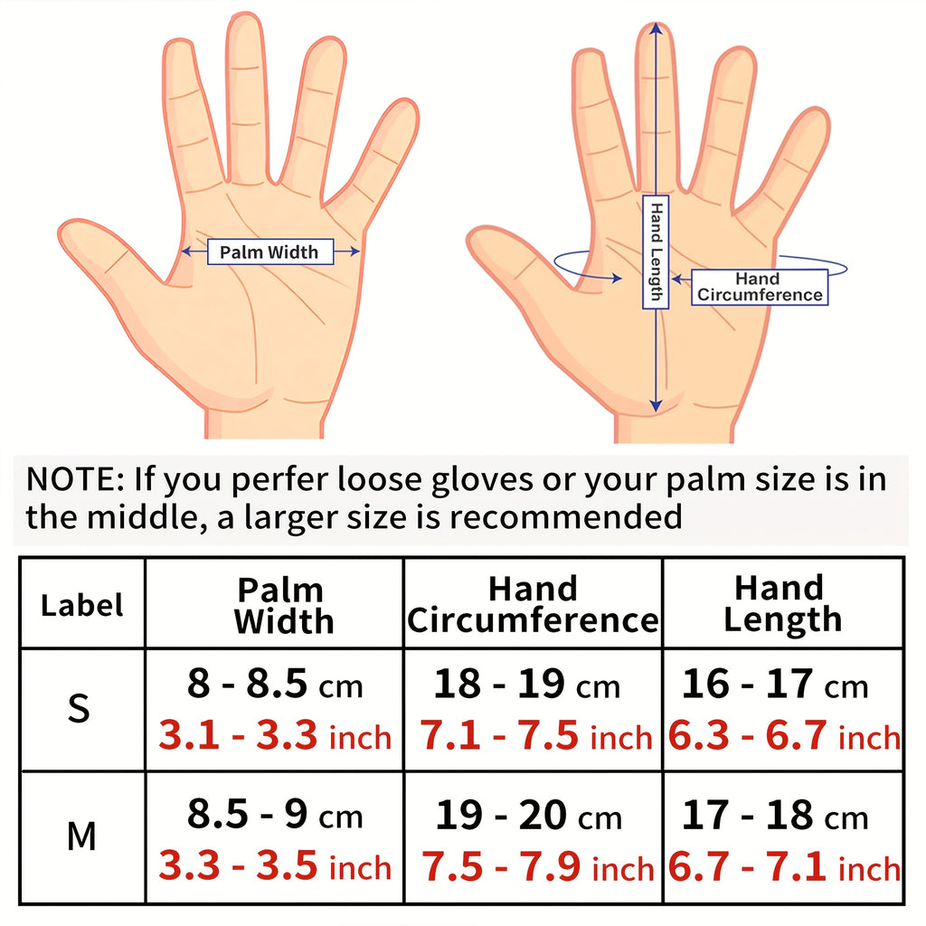 Gants de ski tactiles, du S au XL