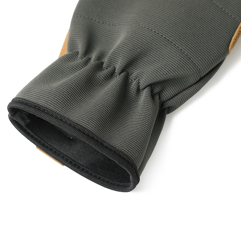 Gants en maille, noir, noir, tissé