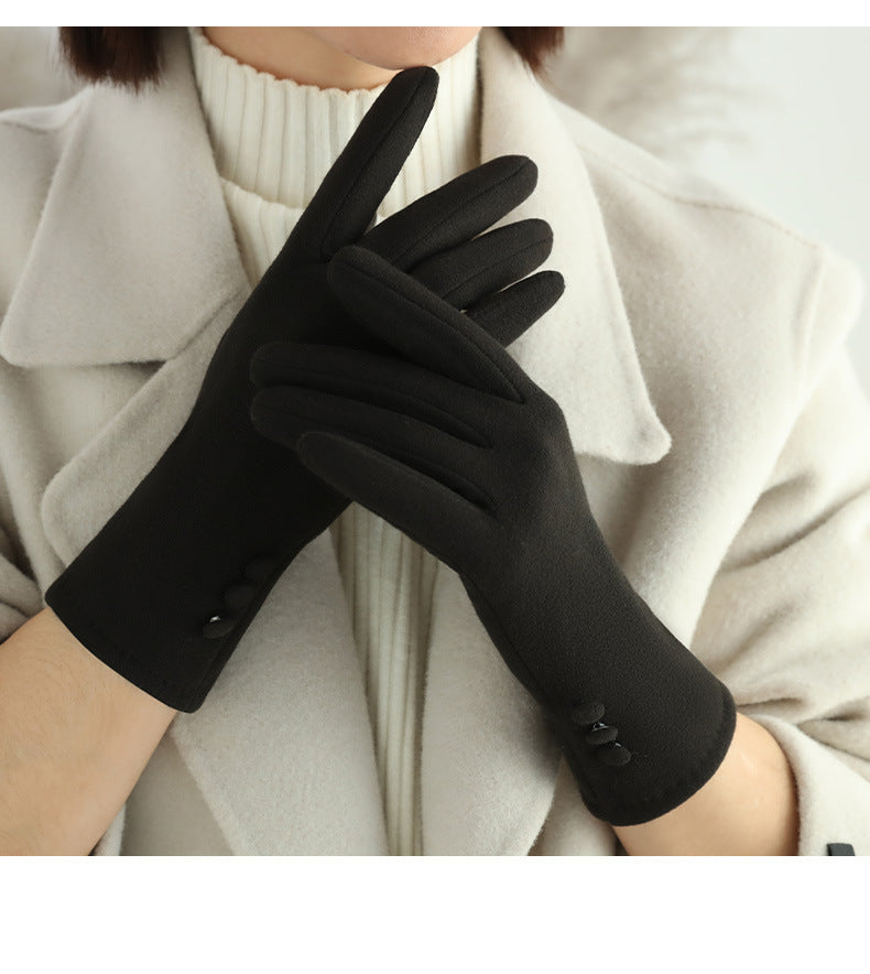 Gants coupe-vent thermiques en maille, 10 coloris