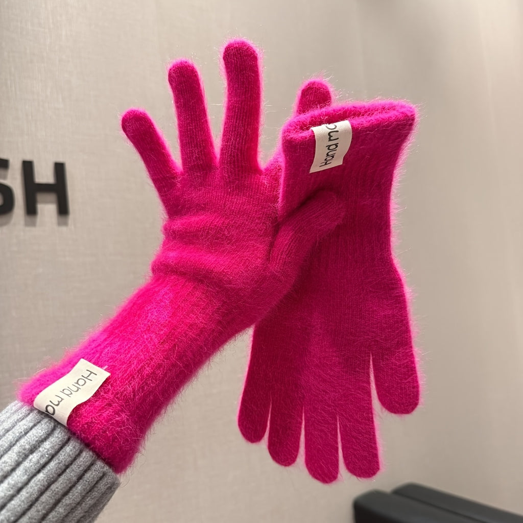 Gants doublés thermiques en maille