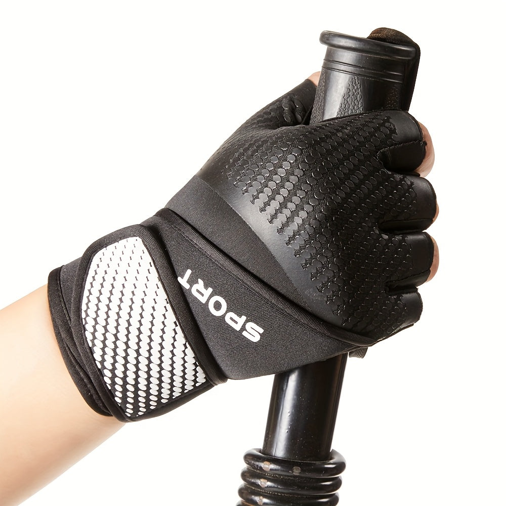 Gants de musculation à paume renforcée en maille