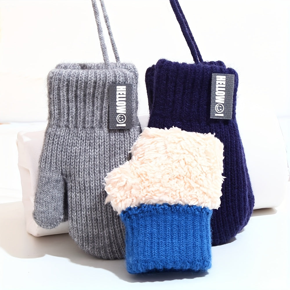 Gants doublés thermiques en laine