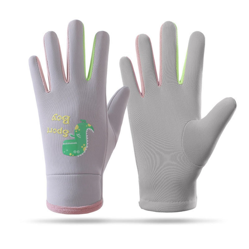 Gants de ski à motif dinosaure pour enfant — lot de 3 paires