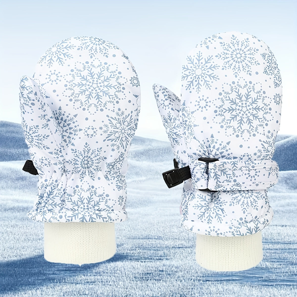 Gants en maille à doublure peluche