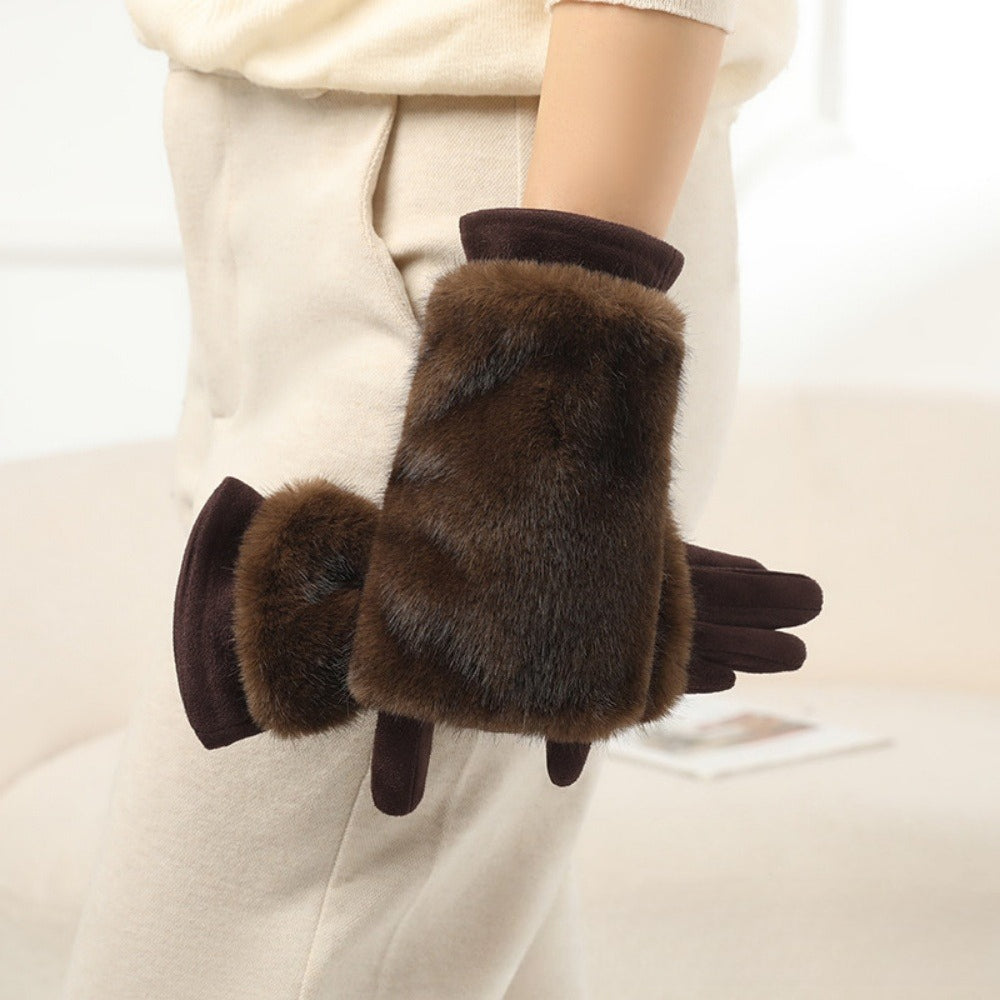 Gants en peluche