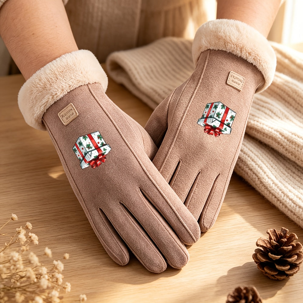 Gants en suédine