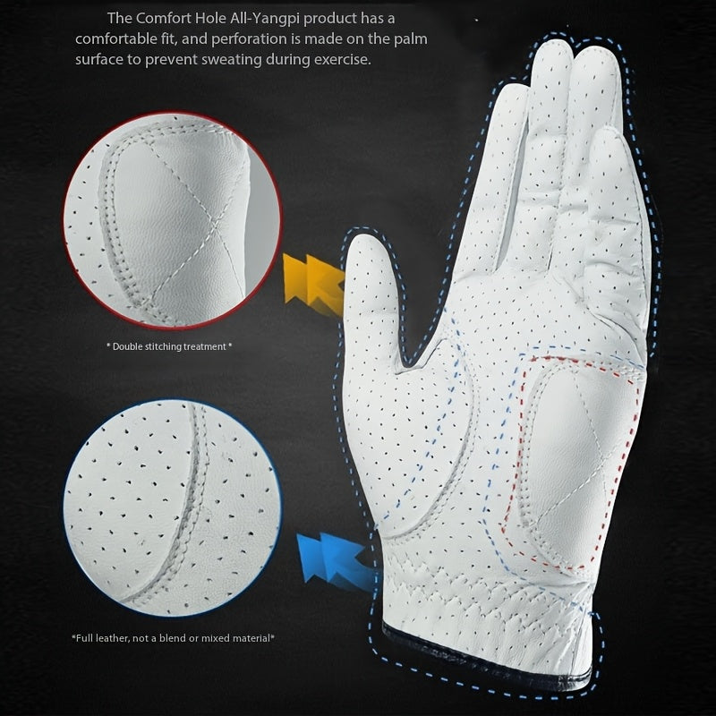 Gants en cuir, 2 coloris