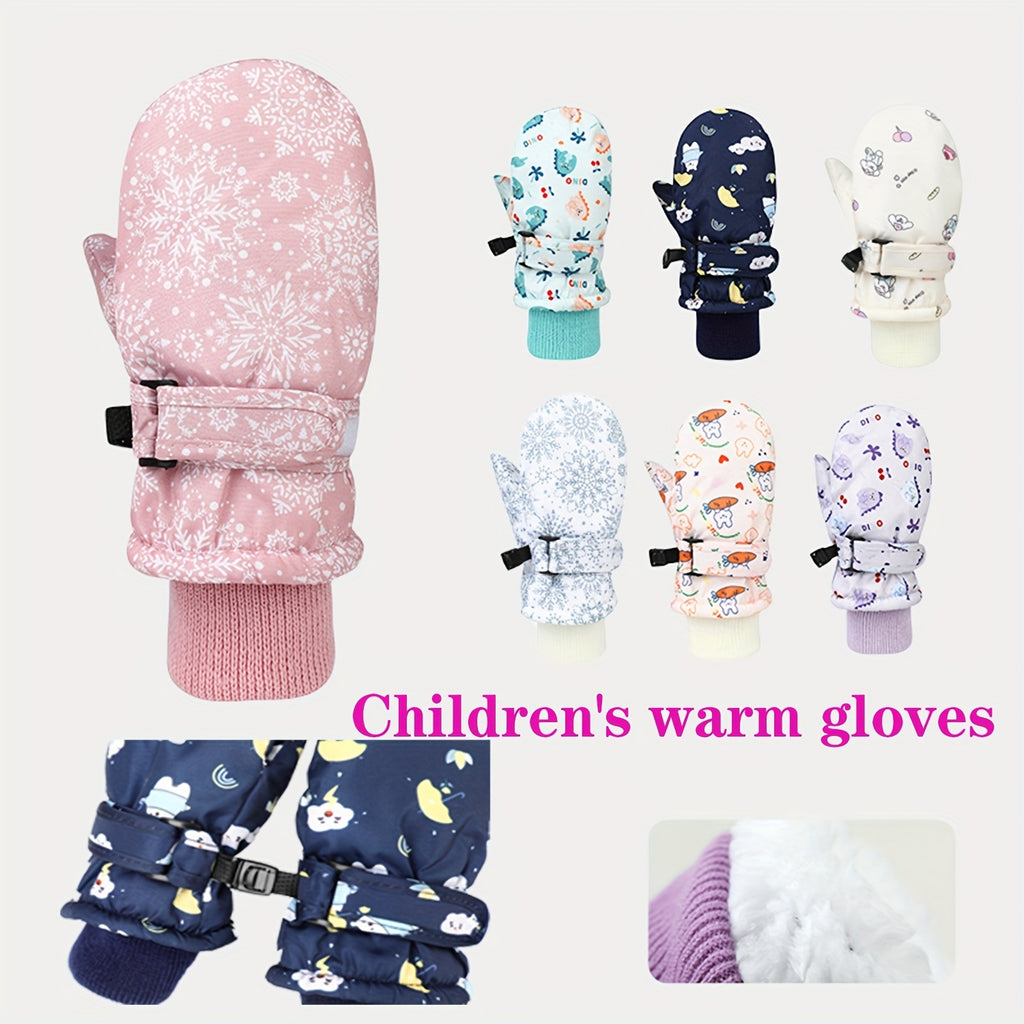 Gants en maille à doublure peluche