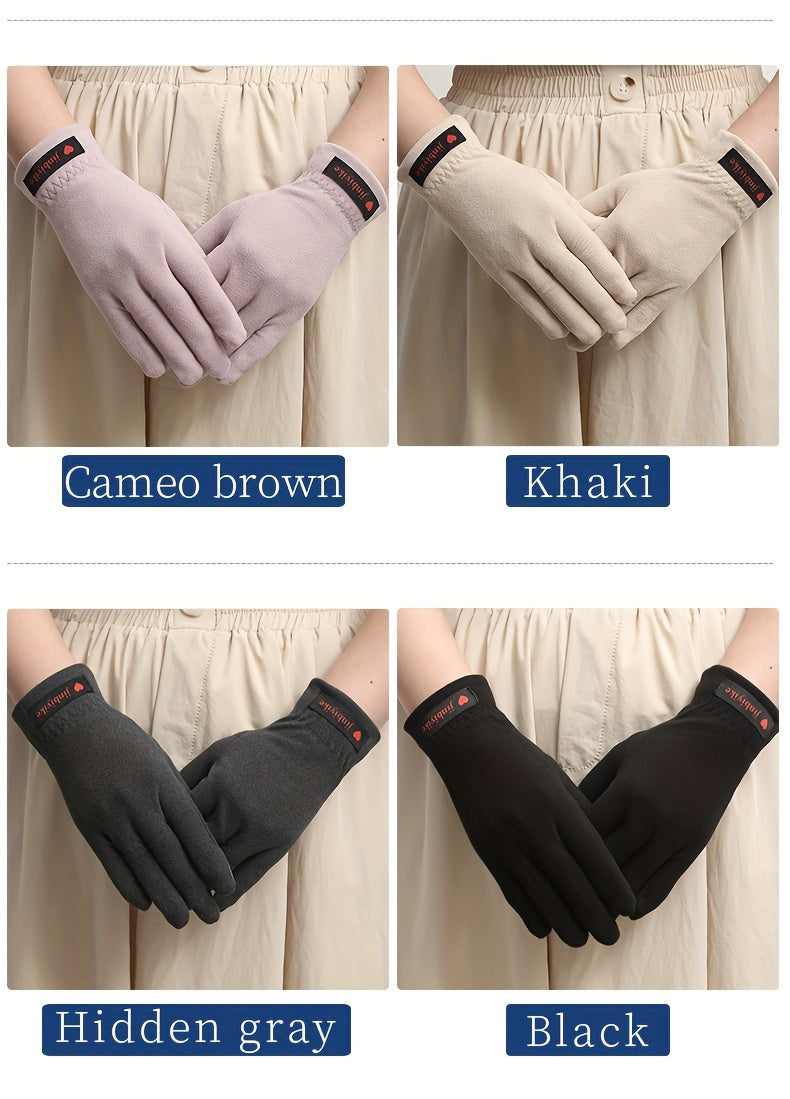 Gants thermiques fins en maille