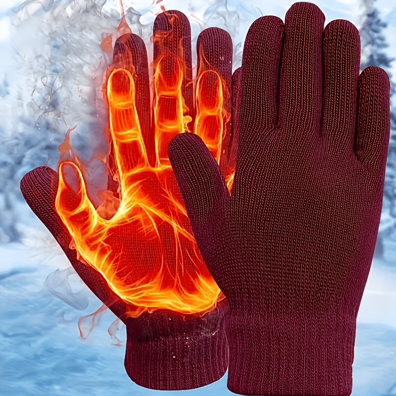 Gants de ski en maille — lot de 8 paires