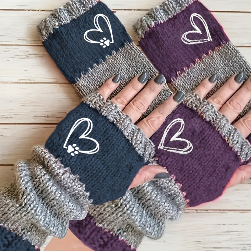 Coeur Violet + Griffe Cachée Bleue
