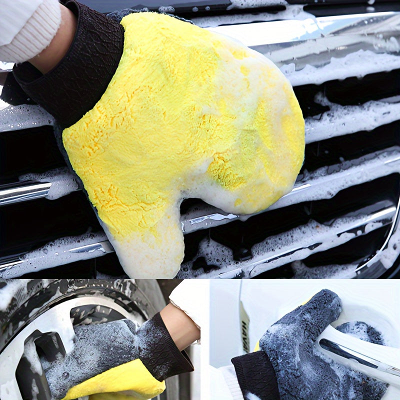 Gants de lavage en microfibre, à oursons