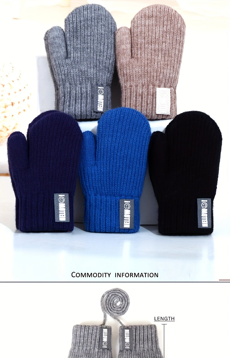 Gants doublés thermiques en laine
